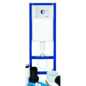 15001 EXCLUSIVE ΚΑΖΑΝΑΚΙ ΕΝΤΟΙΧΙΣΜΟΥ ME FRONTPANEL CONTROL& INOX BUTTON15001 EXCLUSIVE CONCEALED CISTERN WITH FRONTPANEL CONTROL & INOX BUTTON