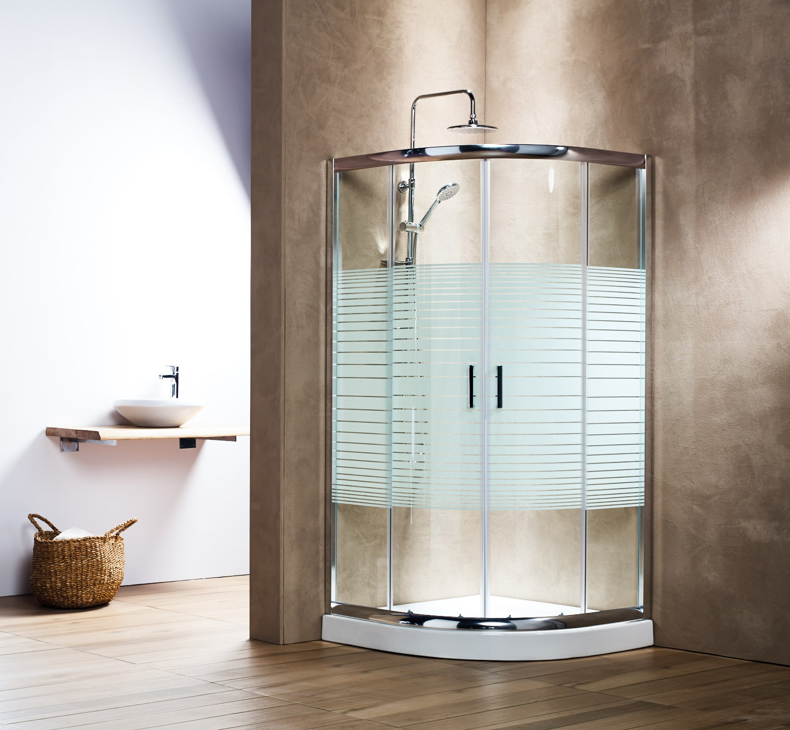 ΗΜΙΚΥΚΛΙΚΗ ΚΑΜΠΙΝΑ NEW TEMA ΣΕΡΙΓΡΑΦΙΑ (STRIPES) NT RS