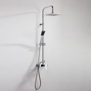 Στήλη Ντουζ Mε Μπαταρία 2 Εξόδων Roma Rain Quadro 53440