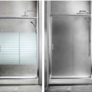 ΣΥΡΟΜΕΝΗ ΠΟΡΤΑ ΚΑΜΠΙΝΑΣ ΝΤΟΥΖΙΕΡΑΣ NEW TEMA ΕΙΔΙΚΩΝ ΔΙΑΣΤΑΣΕΩΝ STRIPES/FROSTED