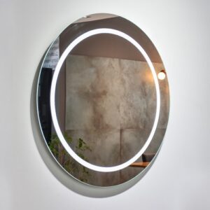 8000-1 ΚΑΘΡΕΠΤΗΣ LED ΣΤΡΟΓΓΥΛΟΣ Φωτισμός Εμπρός Φ80cm8000-1 ROUND MIRROR WITH LED FRONT LIGHT Φ80cm