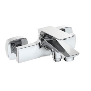 Μπαταρία Λουτρού Αναμεικτική με Τηλέφωνο Βάση και Σπιράλ TREND 61003