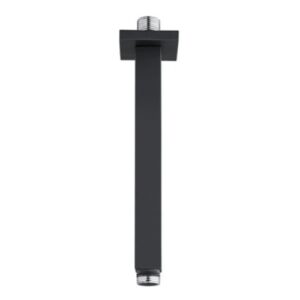 6467 Ν ΒΡΑΧΙΟΝΑΣ ΤΕΤΡΑΓΩΝΟΣ ΚΑΘΕΤΟΣ 15cm BLACK MATT (6667N)6467N CEILING SQUARE SHOWER ARM BLACK MATT (6667N)