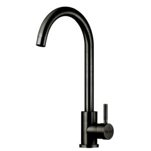 Μπαταρία Κουζίνας Αναμεικτική Ψηλή GREEN Μαύρη Ματ 67026Ν