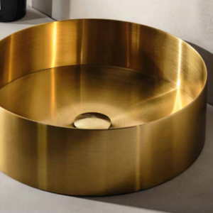 Νιπτήρας Επικαθήμενος Gold Brushed PVD IN6801 G