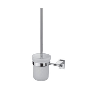 71018 PREMIUM ΠΙΓΚΑΛ ΤΟΙΧΟΥ ΓΥΑΛΙΝΟ71018 PREMIUM GLASS WALL-MOUNTED TOILET BRUSH