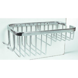 74034 ΡΑΦΙΕΡΑ ΙΝΟΧ ΒΑΡΕΩΣ ΤΥΠΟΥ 20x10cm74034 HEAVY DUTY SHALLOW TO DEEP BATHROOM SHELF 10 X 20 CM