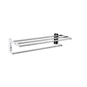 74121 ΡΑΦΙΕΡΑ ΠΕΤΣΕΤΩΝ ΕΠΙΤΟΙΧΙΑ 50x24cm INOX74121 WALL-MOUNTED TOWEL SHELF 50 X 24 CM