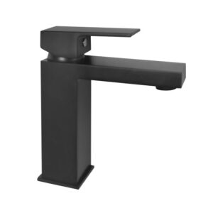 9510N LOBA BLACK MATT ΜΠΑΤΑΡΙΑ ΝΙΠΤΗΡΟΣ9510N LOBA BASIN FAUCET WITH OVERFLOW POP-UP BLACK MATT