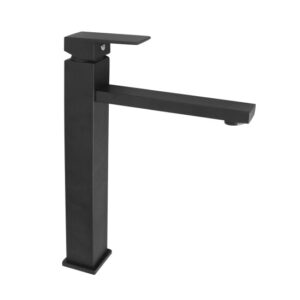 9514N LOBA BLACK MATT ΜΠΑΤΑΡΙΑ ΝΙΠΤΗΡΟΣ ΨΗΛΗ9514N LOBA TALL BASIN FAUCET WITH OVERFLOW POP-UP BLACK MATT