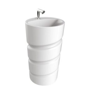 CL084-00000  ΕΠΙΔΑΠΕΔΙΟΣ  ΝΙΠΤΗΡΑΣ Φ48cm ΜΕ ΟΠΗ ΓΙΑ ΝΙΠΤΗΡΑCL084-00000 FLOOR WASHBASIN Φ48cm