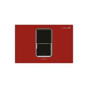 FP8002.01 ΠΛΑΚΕΤΑ ΧΕΙΡΙΣΜΟΥ ΜΕ ΦΩΤΟΚΥΤΤΑΡΟ ΜΠΑΤΑΡΙΑΣ ΧΡΩΜΑ ΚΟΚΚΙΝΟFP8002.01 CONCEALED CISTERN CONTROL PANEL WITH SENSOR RED