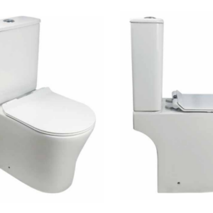 Σετ Λεκάνη Χαμηλής Πιέσεως Πισωστόμια με Καζανάκι ICON 3100