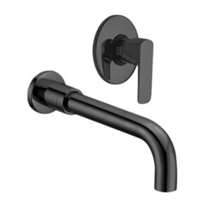 4818N IMOLA NERO ΜΙΚΤΗΣ ΕΝΤΟΙΧΙΣΜΟΥ ΝΙΠΤΗΡΟΣ BLACK MATT (7818Ν)4818Ν IMOLA NERO CONCEALED WASHBASIN FAUCET WITHOUT OVERFLOW POP-UP BLACK MATT (7818N)