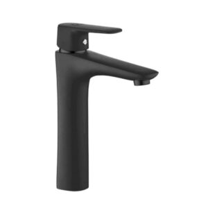 7814N/4814N IMOLA ΨΗΛΗ ΜΠΑΤΑΡΙΑ ΝΙΠΤΗΡΟΣ ΜΕ ΒΑΛΒΙΔΑ BLACK MATT7814N/4814N IMOLA TALL BASIN FAUCET WITH OVERFLOW POP-UP BLACK MATT