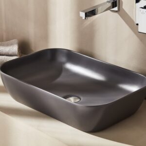 LOF060 AM LOF ΝΙΠΤΗΡΑΣ ANTHRACITE ΜΑΤT ΕΛΕΥΘ. ΤΟΠΟΘΕΤΗΣΗΣ 60x40cmLOF060 AM LOF ANTHRACITE ΜΑΤT MOUNTED WASHBASIN 60x40cm