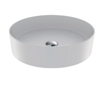 Νιπτήρας Επικαθήμενος Loop Ελεύθερης Τοποθέτησης Λευκός Ματ LP145 WM