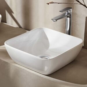 POR040 POR ΝΙΠΤΗΡΑΣ ΕΛΕΥΘ. ΤΟΠΟΘΕΤΗΣΗΣ 40x40cm WHITEPOR040 POR MOUNTED WASHBASIN 40x40cm WHITE