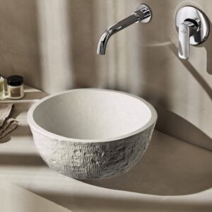 PIE040W PIETRA ΛΕΥΚΟΣ ΝΙΠΤΗΡΑΣ Φ40cmPIE040W PIETRA WASHBASIN WHITE Φ40cm