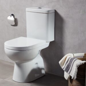 Σετ Λεκάνη Χαμηλής Πιέσεως Κατωστόμια με Καζανάκι Σύστημα Μπιντέ και Καπάκι Duroplast Point POI 3000 DUB