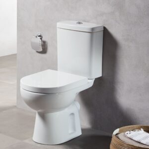 Σετ Λεκάνη Χαμηλής Πιέσεως Πισωστόμια με Καζανάκι και Καπάκι Duroplast Point POI 3100 DU