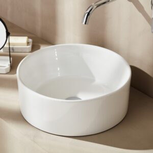 Νιπτήρας Επικαθήμενος Style STY040 Φ40cm Λευκός