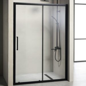 ΣΥΡΟΜΕΝΗ ΠΟΡΤΑ ΕΙΣΟΔΟΥ ΔΙΦΥΛΛΗ VERSUS 400 VH N ΜΑΥΡΗ ΜΑΤ