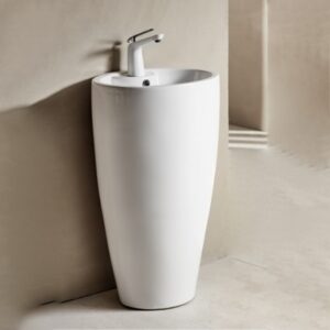 HIL 005 ΕΠΙΔΑΠΕΔΙΟΣ OVAL (005) 50x38x80cmHIL 005 OVAL FLOOR WASHBASIN (005) 50x38x80cm