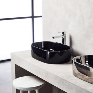 COR055BS CORONA BLACK SHINY ΝΙΠΤΗΡΑΣ ΕΠΙΚΑΘΗΜΕΝΟΣ 55x35x14cm