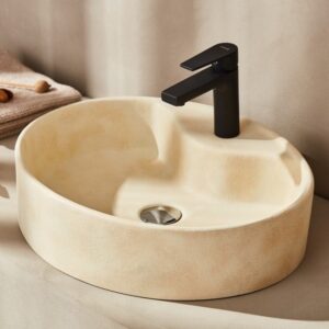 FON052B FONTANA BEIGE ΝΙΠΤΗΡΑΣ 52x42x13cmFON052B FONTANA WASHBASIN BEIGE 52x42x13cm