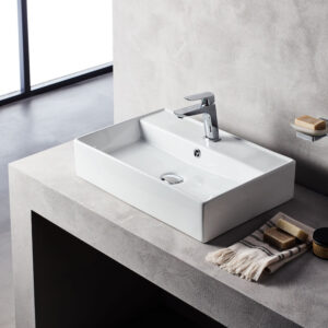 STR56 STRATA 2 NEW ΝΙΠΤΗΡΑΣ ΕΠΙΚΑΘΗΜΕΝΟΣ 56x38x12cmSTR56 STRATA 2 NEW MOUNTED WASHBASIN 56x38x12cm