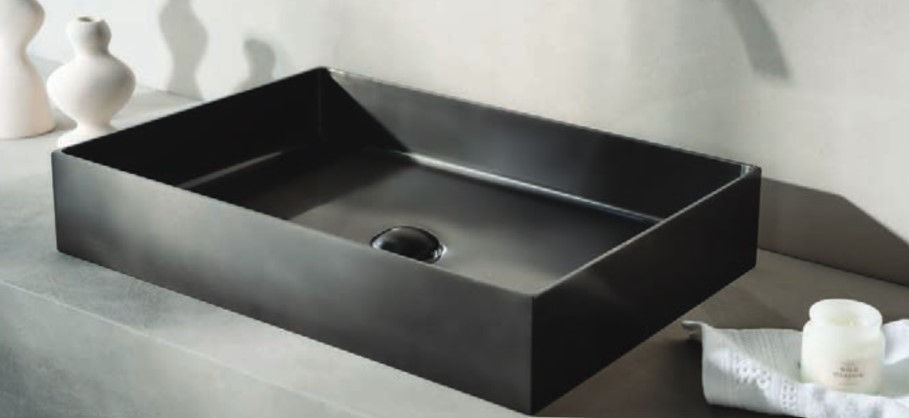 Νιπτήρας Επικαθήμενος Inox Gold Brushed PVD 55X38X10cm IN9812 G - Image 5