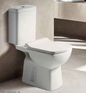 Σετ Λεκάνης Χαμηλής Πιέσεως PRAXIS Soft Slim Duroplast PRA17030 DU