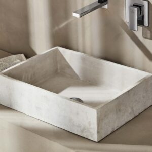 ROC052W  ROCK ΛΕΥΚΟΣ ΝΙΠΤΗΡΑΣ 52x38x14cmROC052W ROCK WASHBASIN WHITE 52x38x14cm