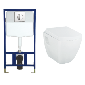 Σετ Λεκάνη Κρεμαστή με Καζανάκι Εντοιχισμού Prisma Smart Rimless 11183-130