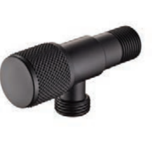 69142 Ν ΓΩΝΙΑΚΟΣ ΔΙΑΚΟΠΤΗΣ ΠΑΡΟΧΗΣ ΝΕΡΟΥ 1/2 x 1/2 BLACK MATT69142 Ν ANGLE VALVE 1/2 x 1/2 BLACK MATT