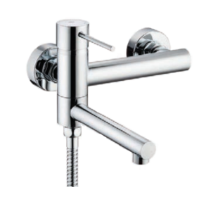 SPIKE 6800 ΜΠΑΤΑΡΙΑ ΛΟΥΤΡΟΥ ΜΕ ΑΝΑΔΙΠΛΟΥΜΕΝΗ ΕΚΡΟΗ ΤΗΛΕΦΩΝΟ ΕΠΙΤΟΙΧΙΟ ΣΤΗΡΙΓΜΑ ΚΑΙ ΣΠΙΡΑΛSPIKE 6800 BATH SHOWER FAUCET WITH PIVOTING OUTLET HAND SHOWER, HOLDER AND FLEXIBLE HOSE