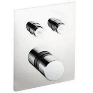 DSU 5001 ΜΙΚΤΗΣ ΕΝΤΟΙΧΙΣΜΟΥ ΤΕΤΡΑΓΩΝΟΣ PUSH BUTTON 2 ΕΞΟΔΩΝ ΣΕ ΚΟΥΤΙ ΕΝΤΟΙΧΙΣΜΟΥDSU 5001 2-WAY PUSH BUTTON CONCEALED SHOWER MIXER