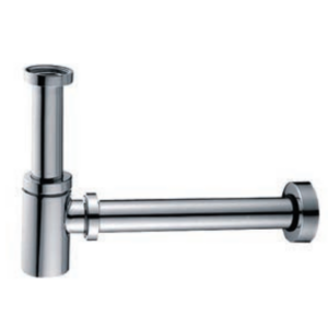 SCL 002 ΣΙΦΟΝΙ ΝΙΠΤΗΡΑ ΣΤΡΟΓΓΥΛΟ ΧΡΩΜΕ (L002)SCL 002 BOTTLE TRAP CHROME (L002)