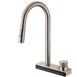 MF 7910 HU ΜΠΑΤΑΡΙA ΚΟΥΖΙΝΑΣ ΜΕ ΚΑΤΑΡΑΚΤΗ ΚΑΙ ΑΠΟΣΠΩΜΕΝΟ ΝΤΟΥΖ BRUSHED NIKELMF 7910 HU WATERFALL KITCHEN FAUCET BRUSHED NIKEL