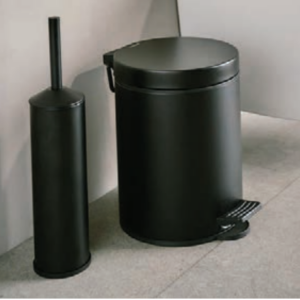 369B-BL ΠΙΓΚΑΛ PYRAMID ΔΑΠΕΔΟΥ ΒΑΡΕΩΣ ΤΥΠΟΥ BLACK MATT369B-BL TOILET BRUSH PYRAMID BLACK MATT