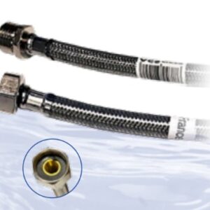 Εύκαμπτο Σπιράλ Σύνδεσης Α 1/2" - Θ 1/2"  100cm Valdefrance