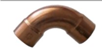 Καμπύλη Υδραυλικής Σύνδεσης 90° ΘΘ Χάλκινη