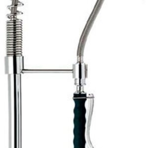 Μπαταρία Κουζίνας Επικαθήμενη-Πάγκου αναμεικτική με Ντους ελατήριο μίας εξόδου ARCO IRIS