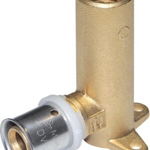 ΓΩΝΙΑ ΘΗΛΥΚΗ ΜΕ ΣΤΗΡΙΓΜΑ Ø16x2-1/2" PRESS COMISA)