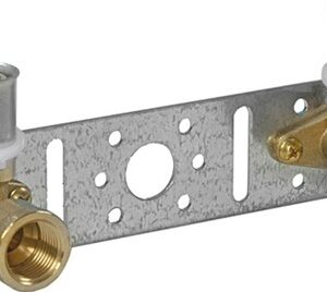 ΒΑΣΗ ΤΟΙΧΟΥ ΙΣΙΑ ΥΔΡΟΛΗΨΙΑΣ ΜΕ ΓΩΝΙΕΣ Ø16x2-1/2" 15,3cm PRESS COMISA)