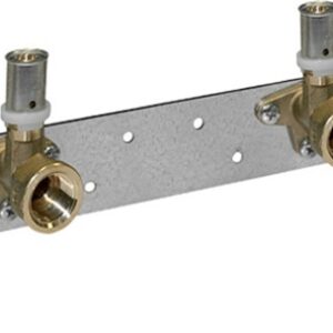 ΒΑΣΗ ΤΟΙΧΟΥ "Π" ΥΔΡΟΛΗΨΙΑΣ ΜΕ ΓΩΝΙΕΣ Ø16x2-1/2" 15,3cm PRESS COMISA)