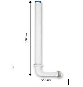 Σετ Γωνία Μακριά (60cm) Φ50 Χ Φ32