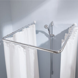 Βραχίονας Γωνιακός για Κουρτίνα Μπάνιου Universal Φ25mm Meusch